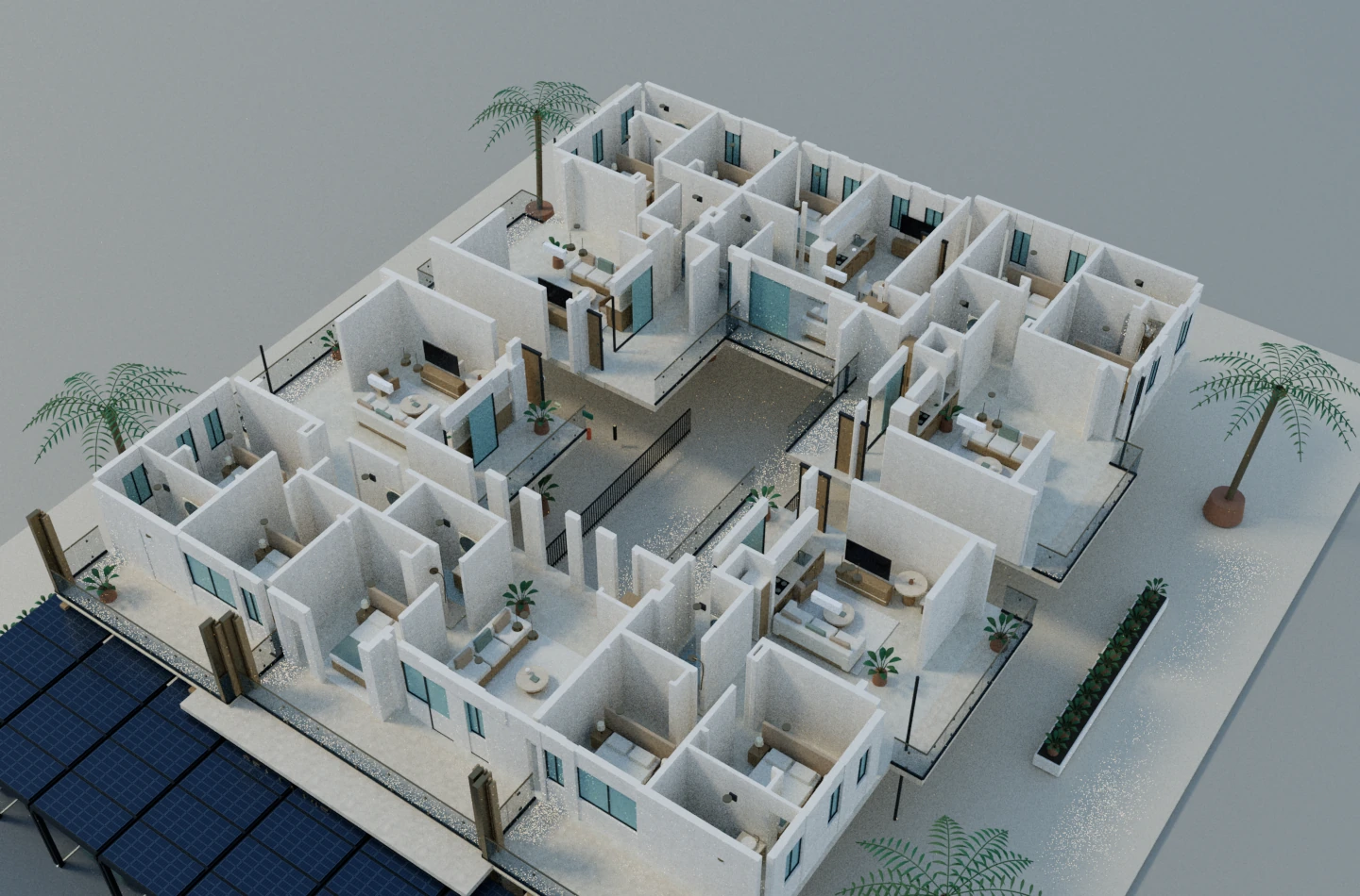 Residence 08 at Sea La Vie Aruba: 2 bedrooms, 2 bathrooms on the upper floor. Explore the layout and inquire with sales.